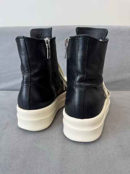rick owens high-top platform sneakers size 40