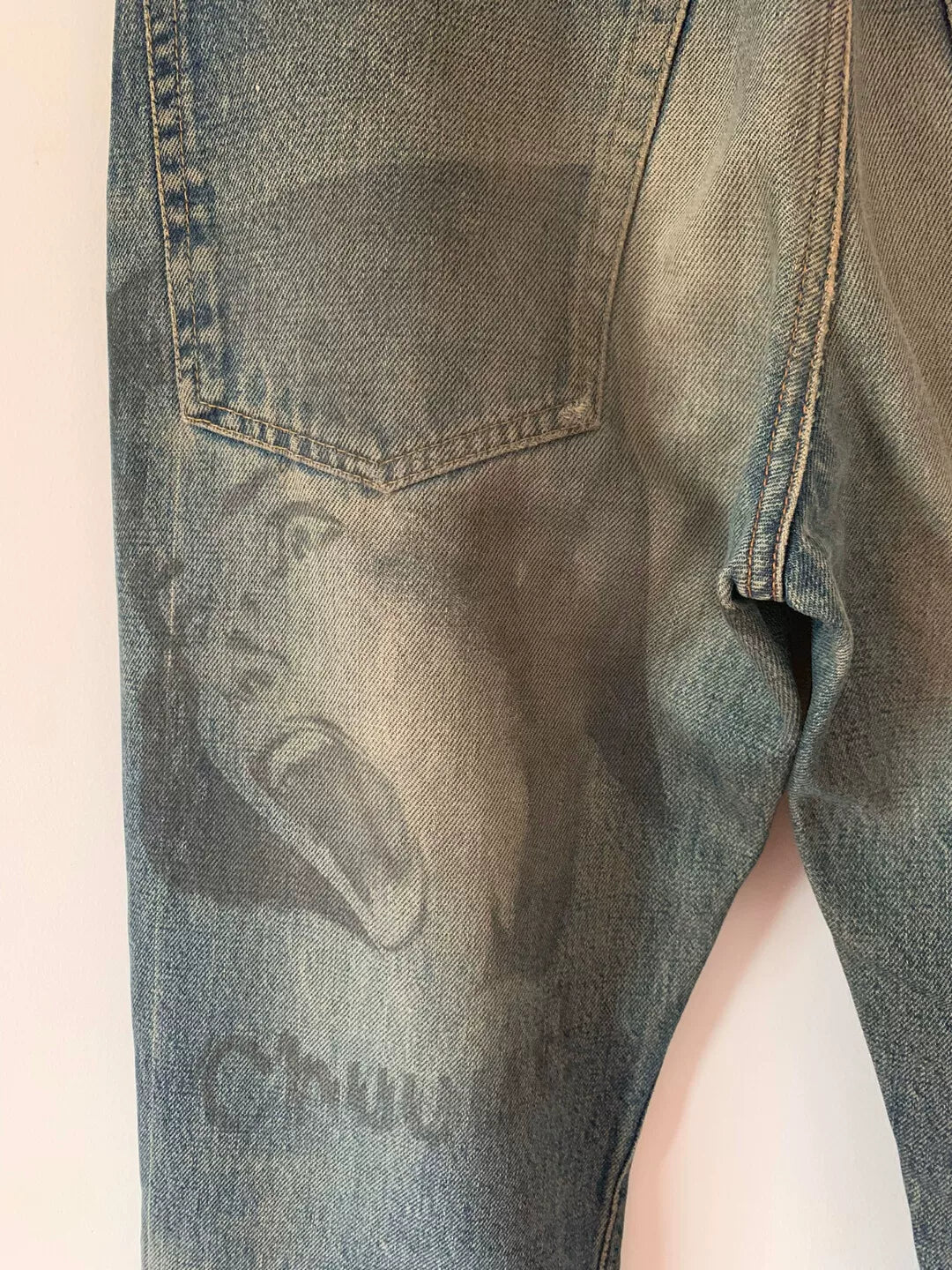 Undercover 06SS Washed Distressed Jeans