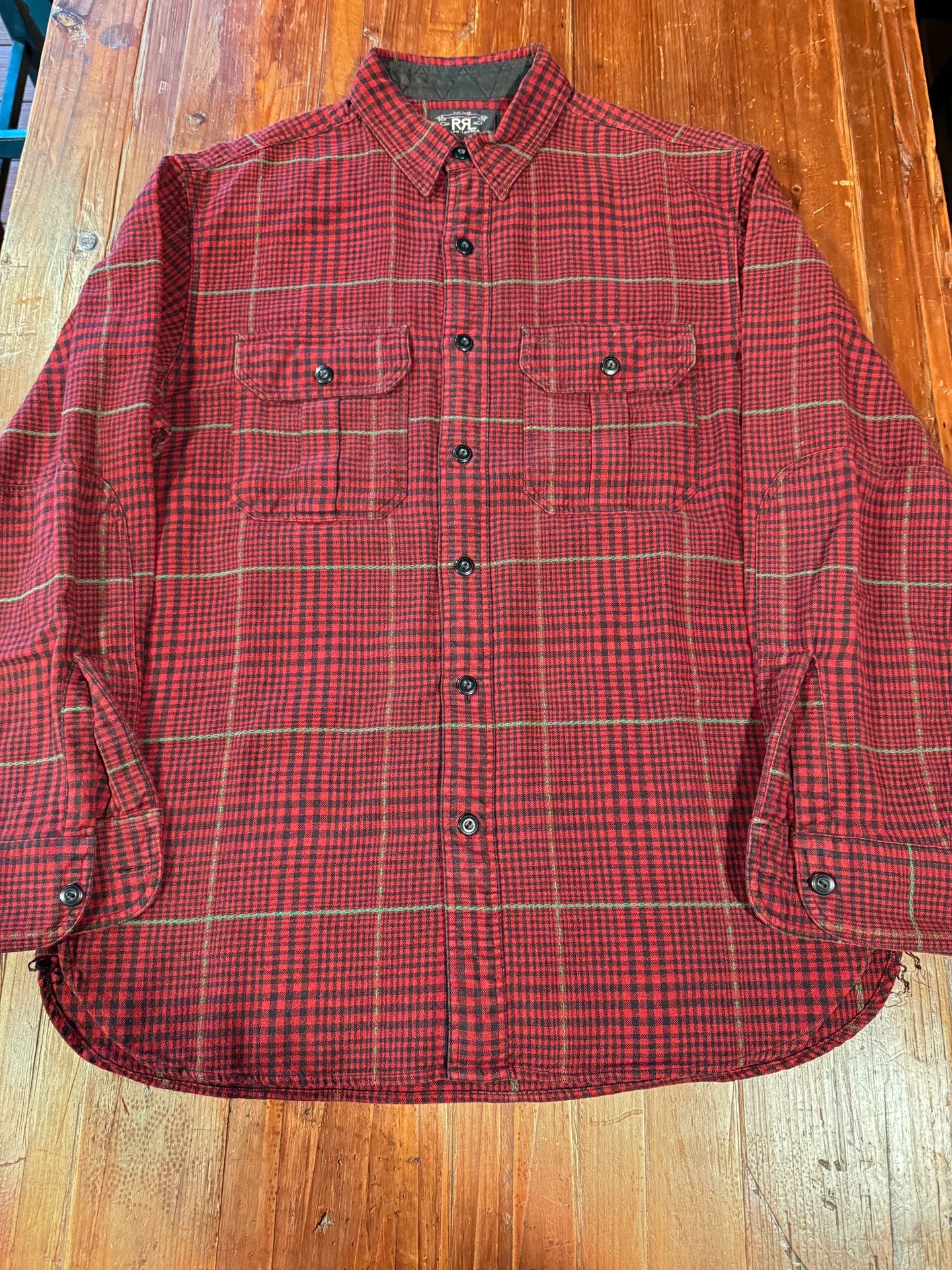 RRL Ralph Lauren Plaid Work Shirt