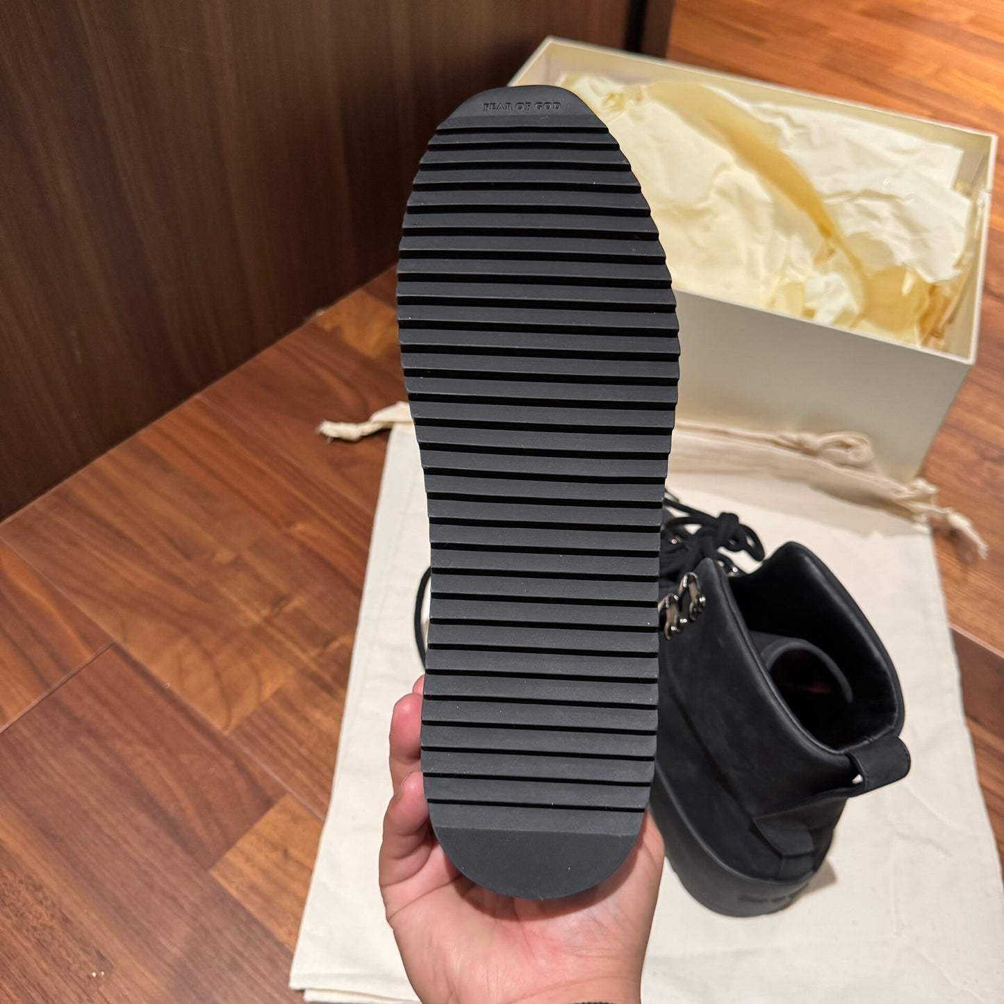 Fear of God Leather Military Boots