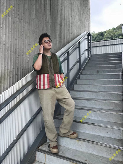 visvim g cords overalls in navy blue