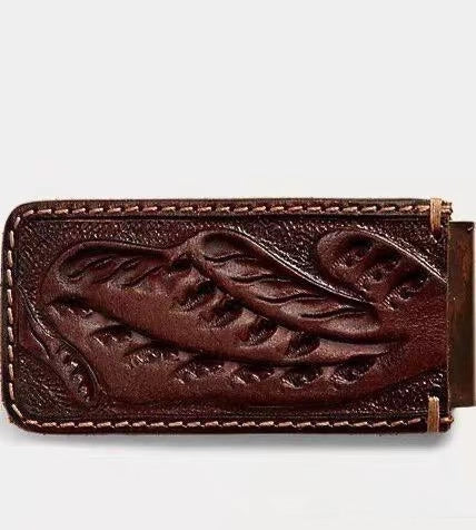 RRL Double RL Engraved Wallet