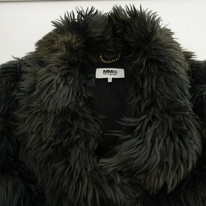 stylish dyed fur jacket by maison margiela