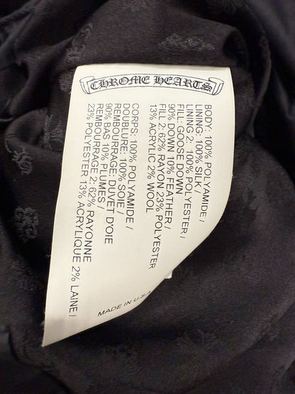 Chrome Hearts Vintage Black Down Jacket