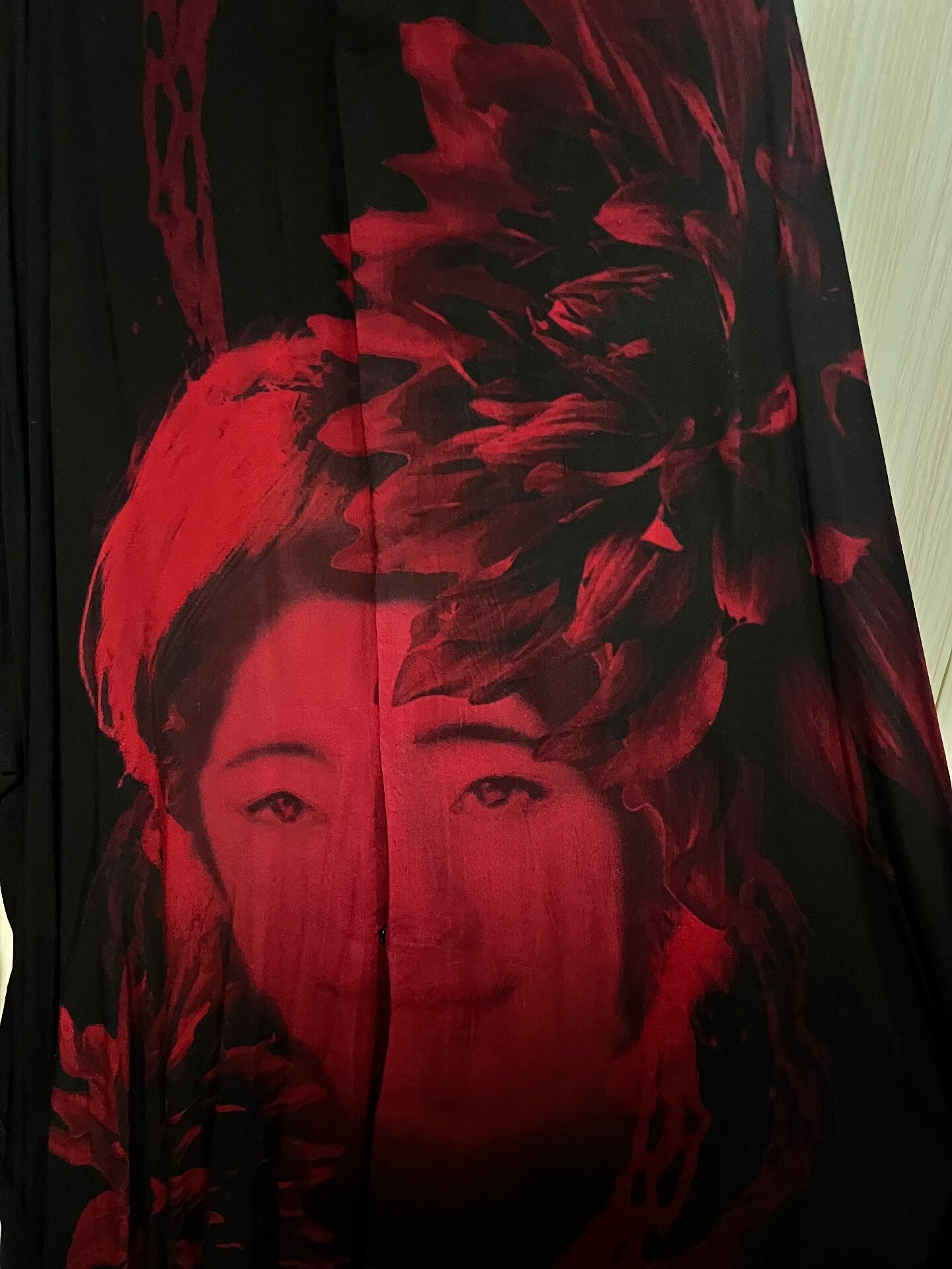 Yohji Yamamoto Floral Portrait Shirt Jacket