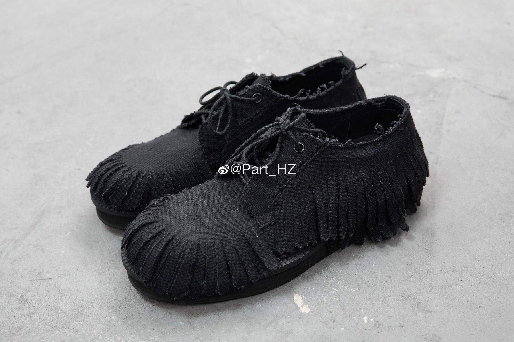 Yohji Yamamoto A/W 2018 Distressed Fringe Shoes