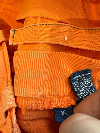 Ralph Lauren Orange Multi-Pocket Vintage Shorts
