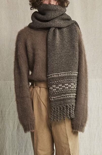 Old Joe Mohair Crew Neck Sweater