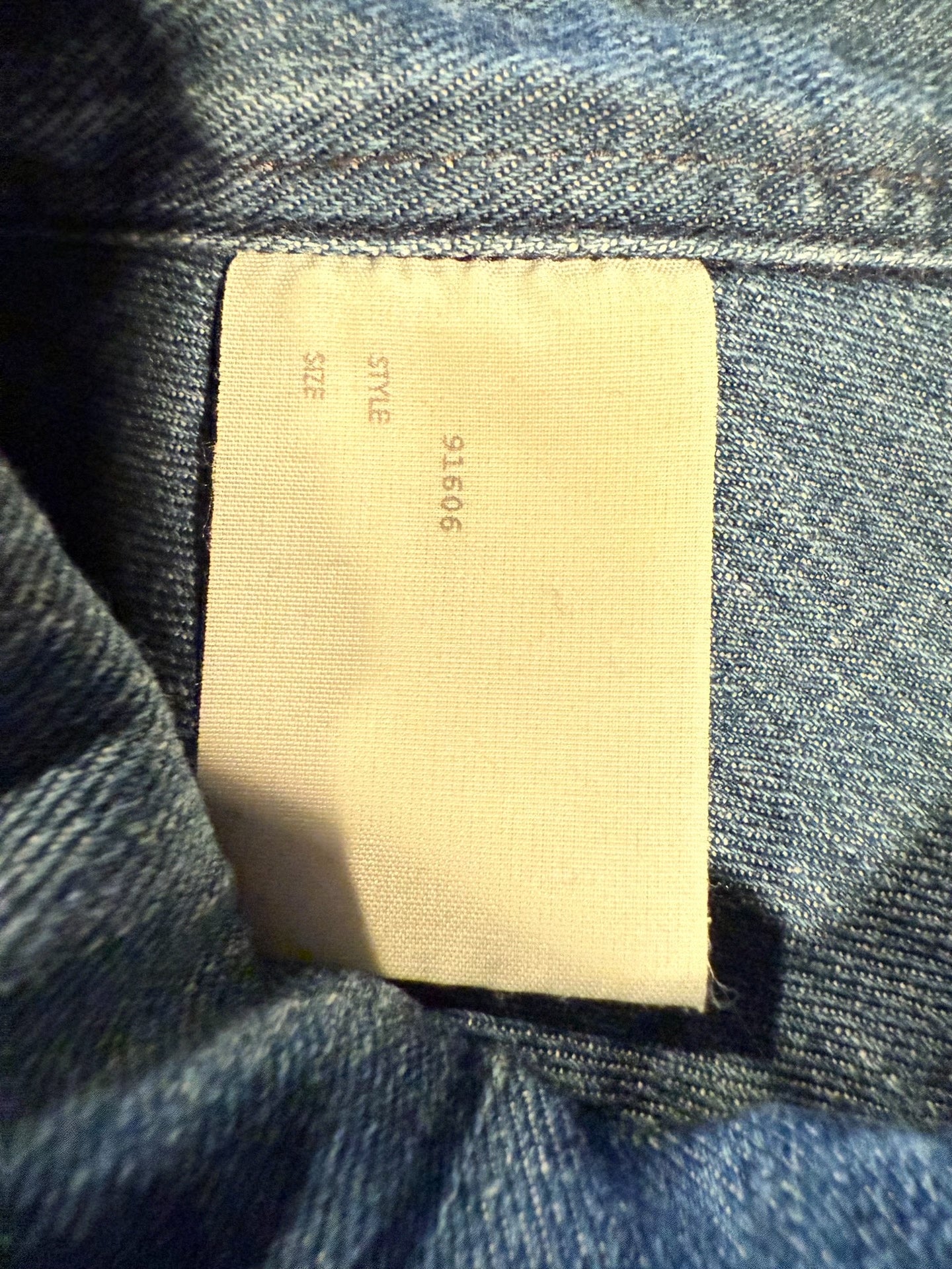 MISTER HOLLYWOOD Washed Denim Shirt