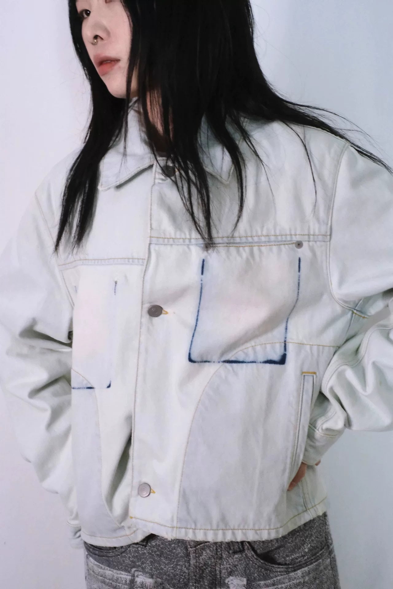 Maison Margiela Distressed Denim Jacket for Men