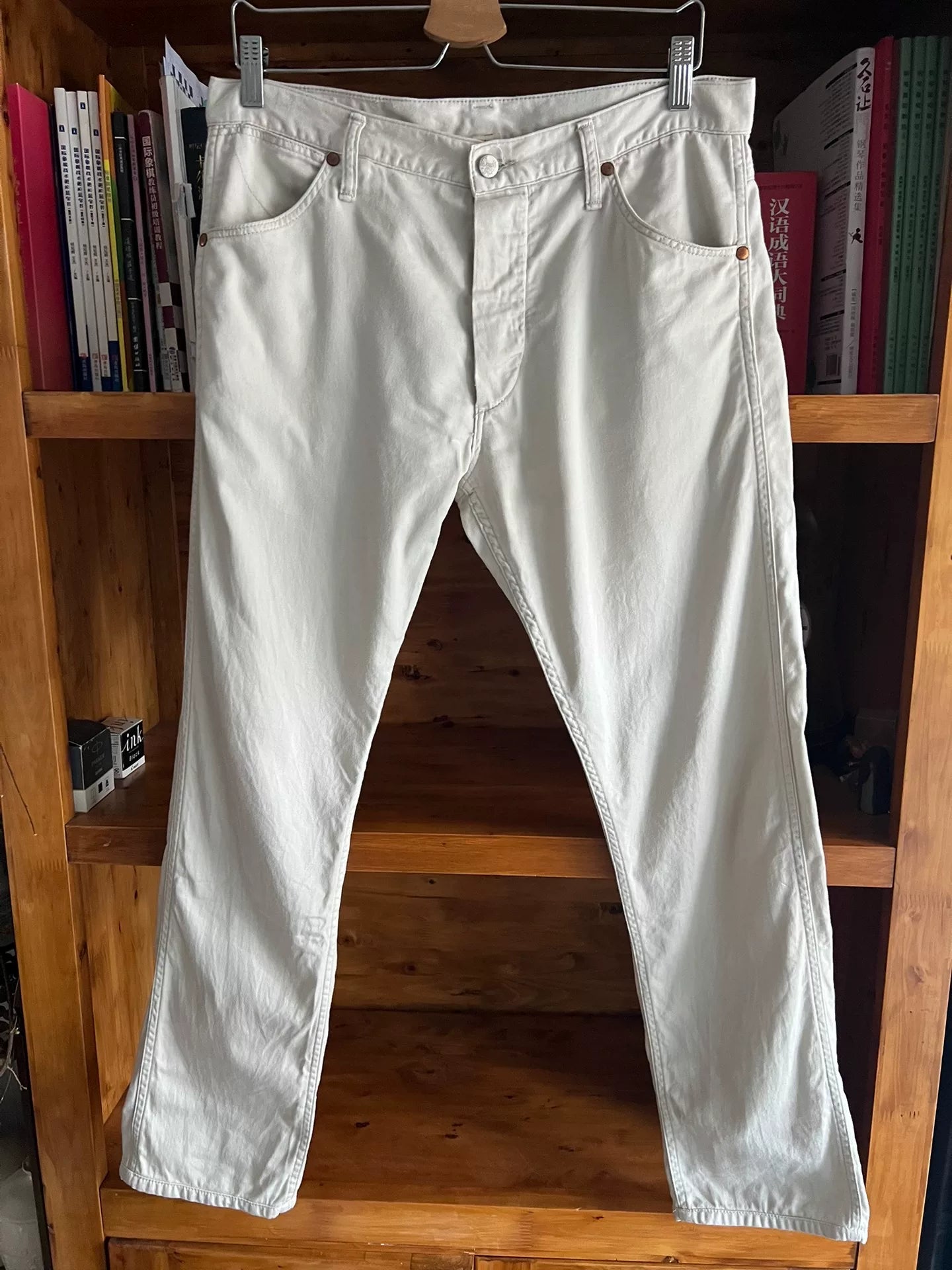 RRL Double RL Light Beige Denim Pants