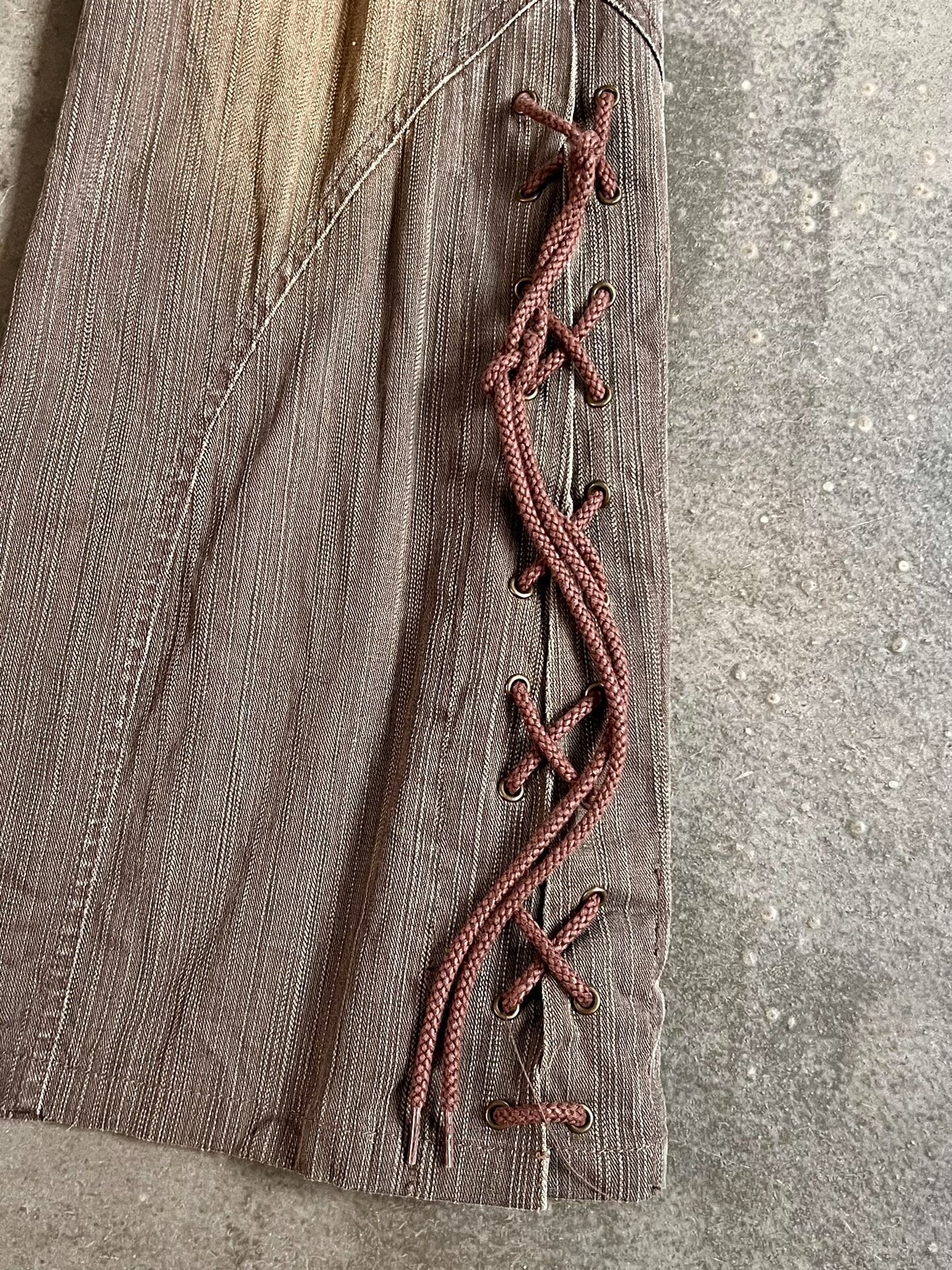 Tornado Mart Bell Bottom Denim Pants