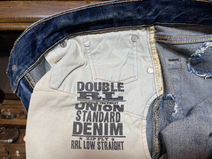 distressed rrl jeans by ralph lauren