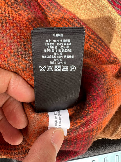 RRL Shearling Brown Jacket with Fur Collar