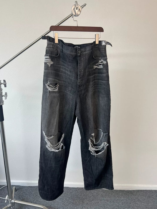 Balenciaga 22ss Baggy Denim Pants