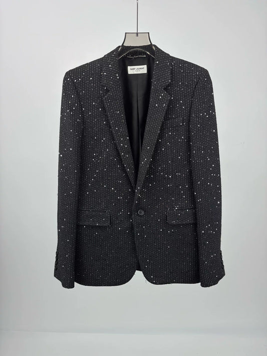 Saint Laurent SLP Sequin Blazer