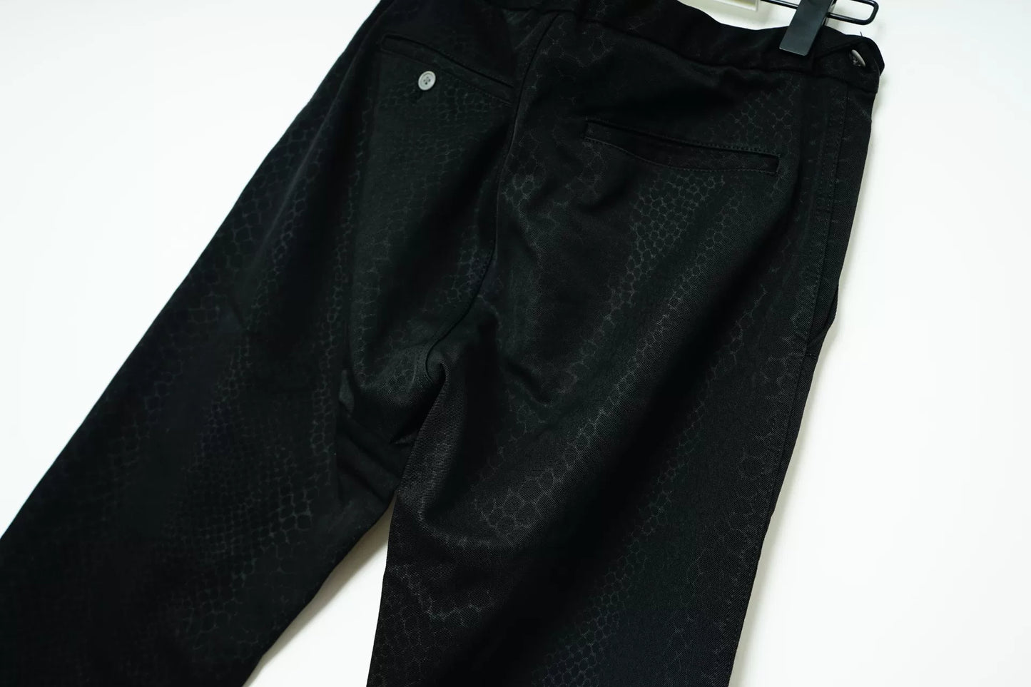 Comme des Garçons Dark Pattern Straight-Leg Pants
