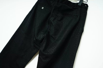 Comme des Garçons Dark Pattern Straight-Leg Pants