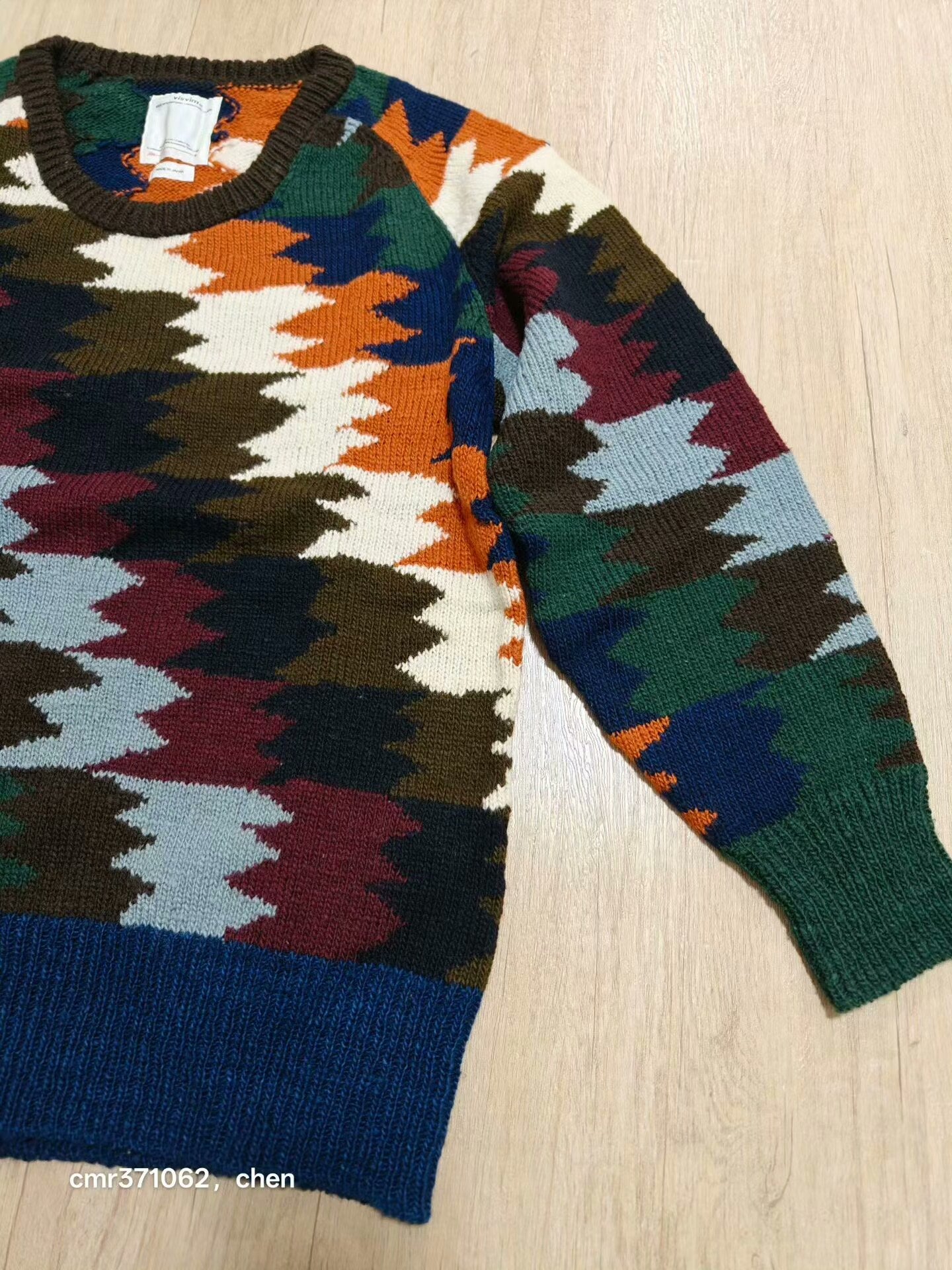 Visvim 18aw College Knit N.D Blanket
