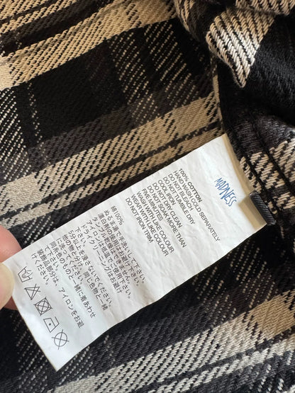 Madness 24FW Black White Plaid Shirt