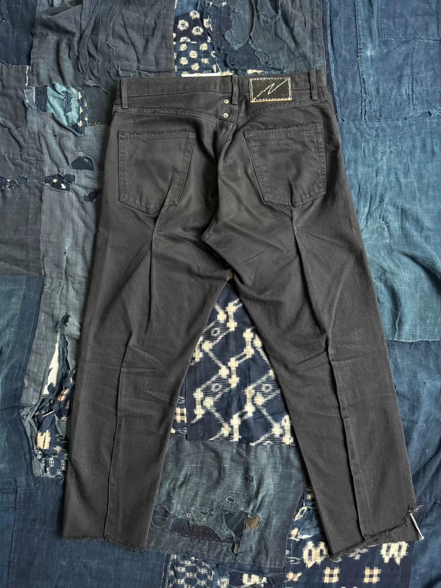 VISVIM 22SS Journeyman Black Jeans