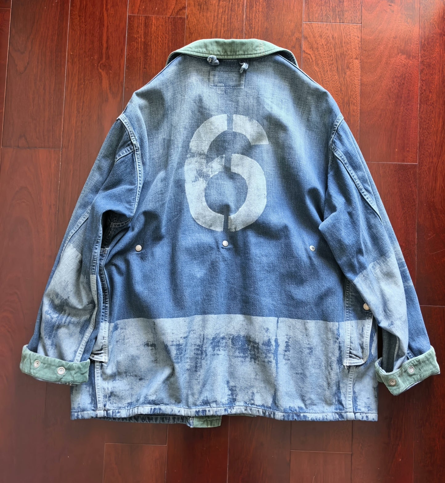 anachronorm denim hunting jacket for men