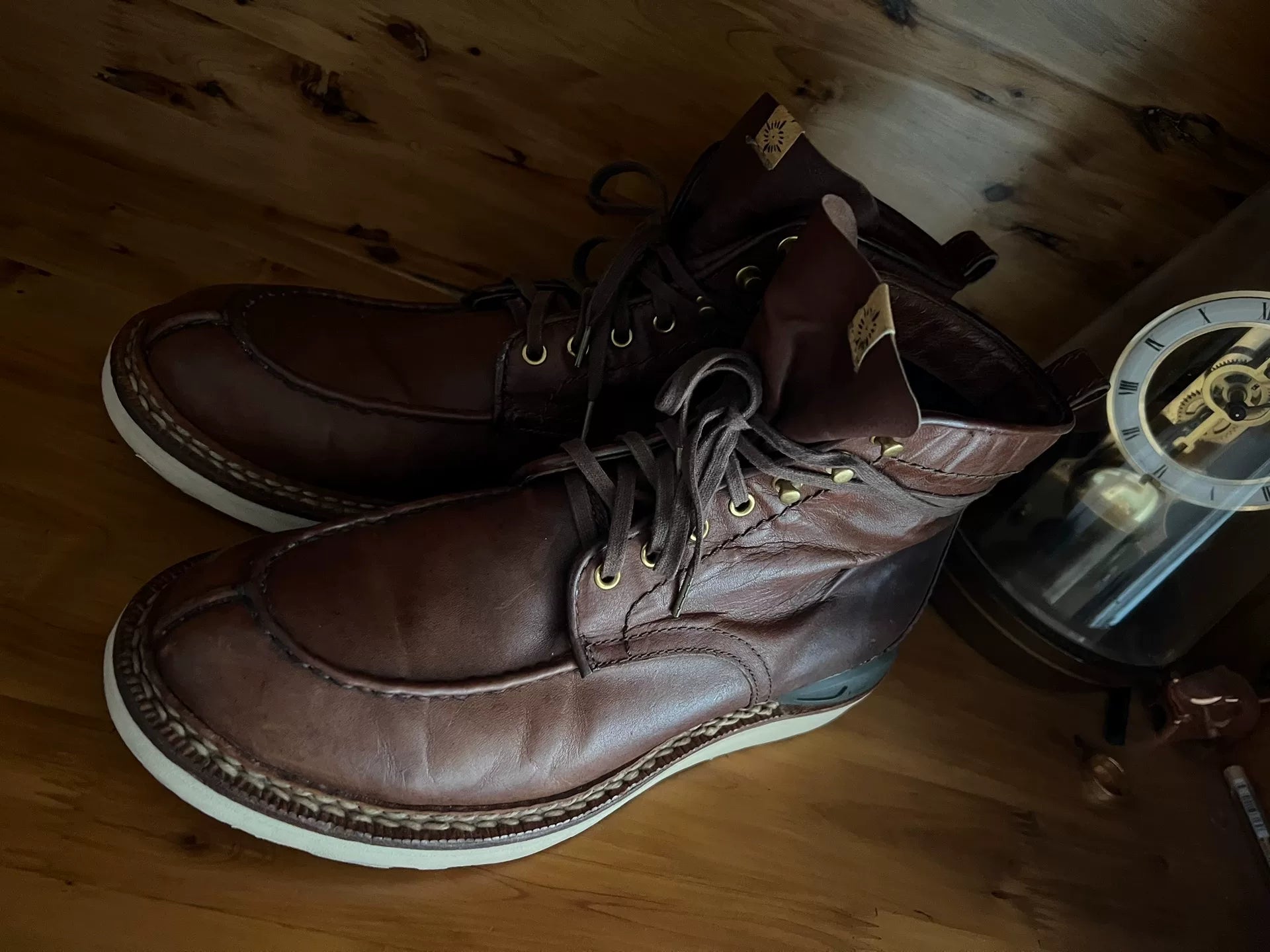visvim armiger kngr folk kangaroo leather boots