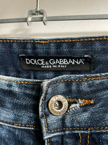Vintage Dolce&Gabbana Flared Denim Pants