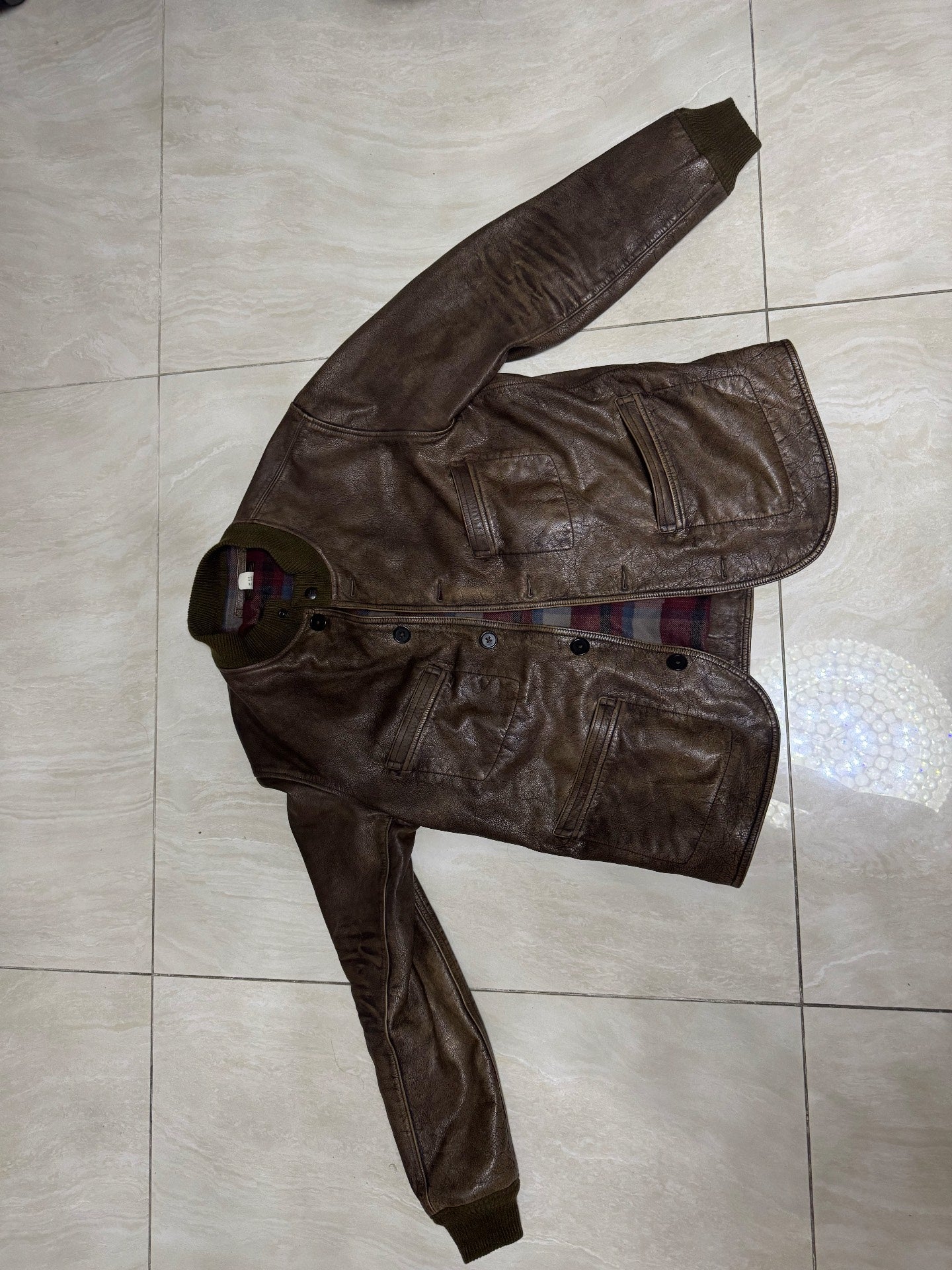 RRL Ralph Lauren Leather Jacket L