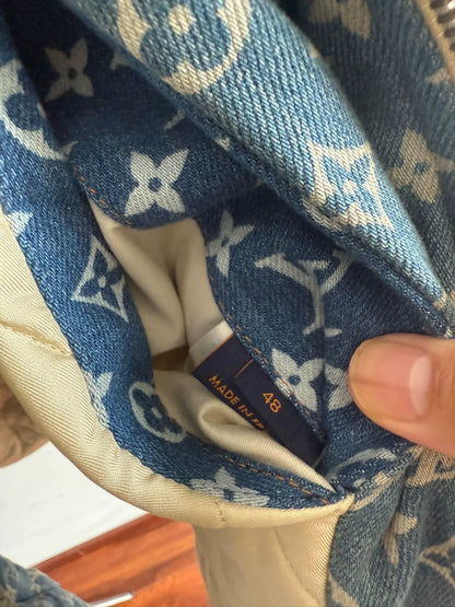 Louis Vuitton Floral Embroidered Denim Jacket