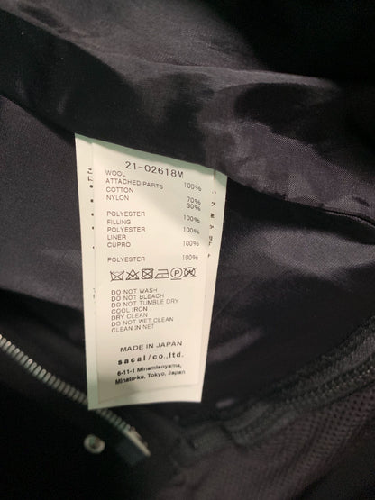 sacai autumn winter patchwork jacket