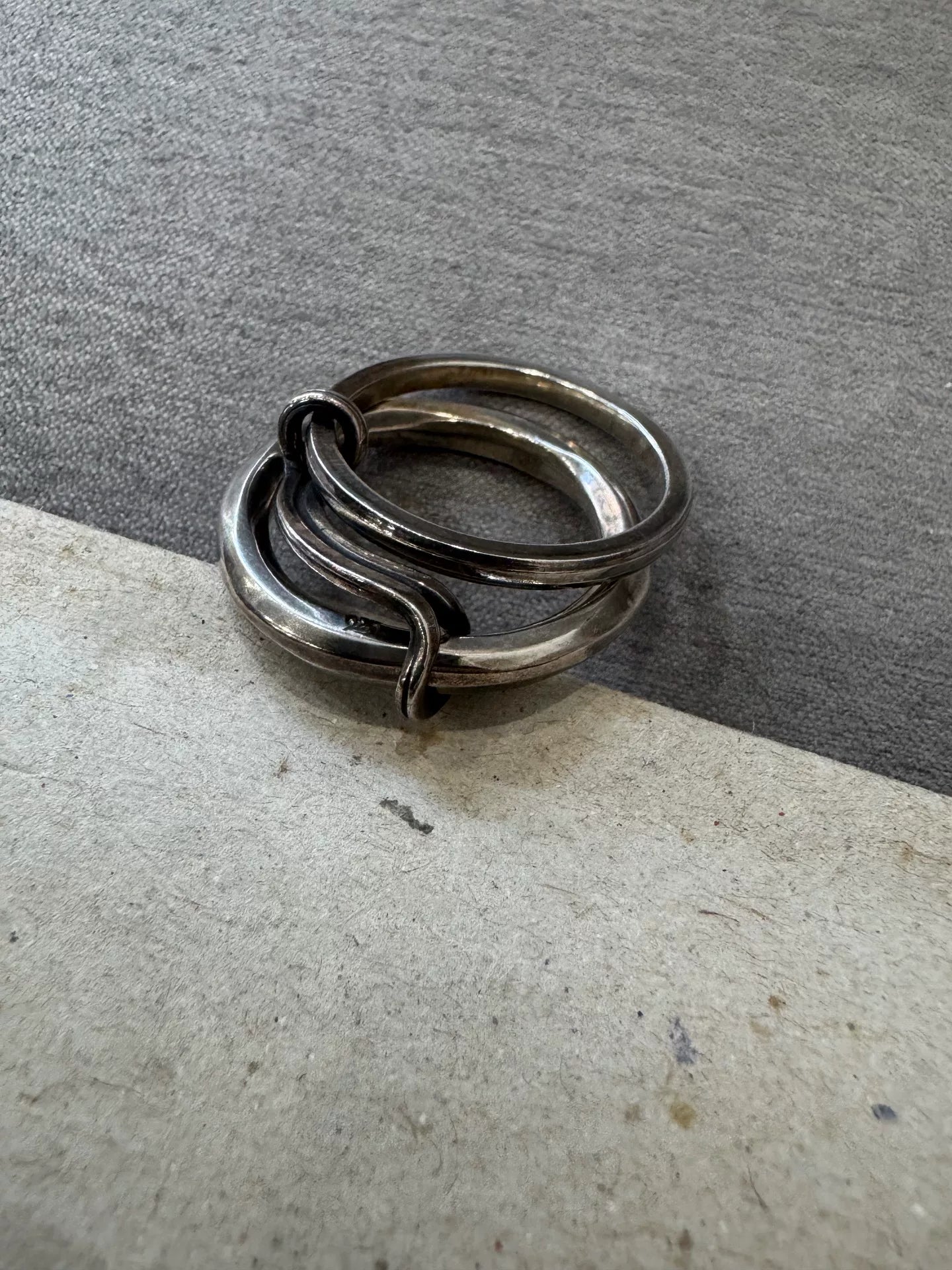 Silver Link Ring from Werkstatt Munchen