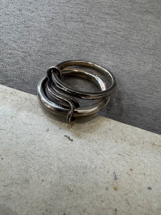 Silver Link Ring from Werkstatt Munchen