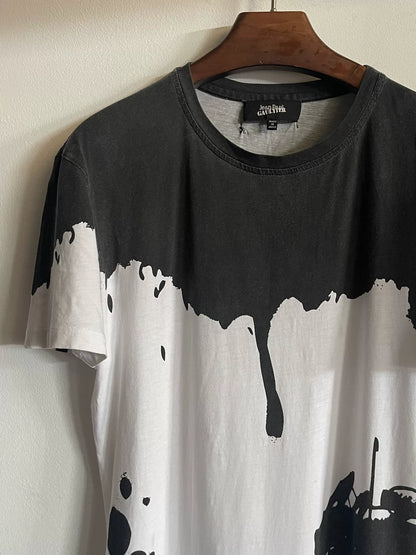 jean paul gaultier paint splatter t-shirt