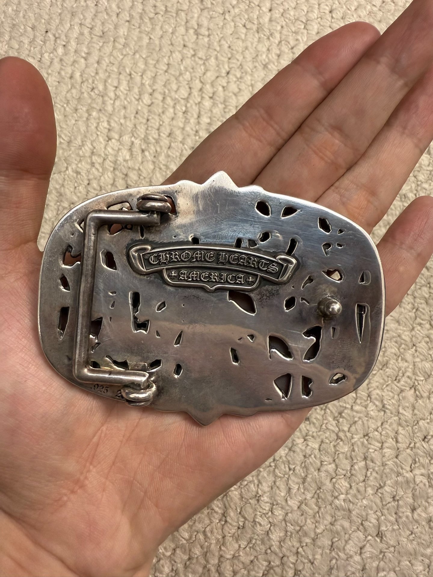 Chrome Hearts Cross Belt Buckle