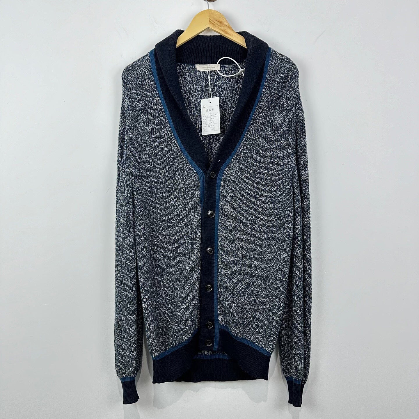 Ermenegildo Zegna Knitted Cardigan Size 52