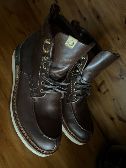 visvim Armiger Folk Brown Leather Boots