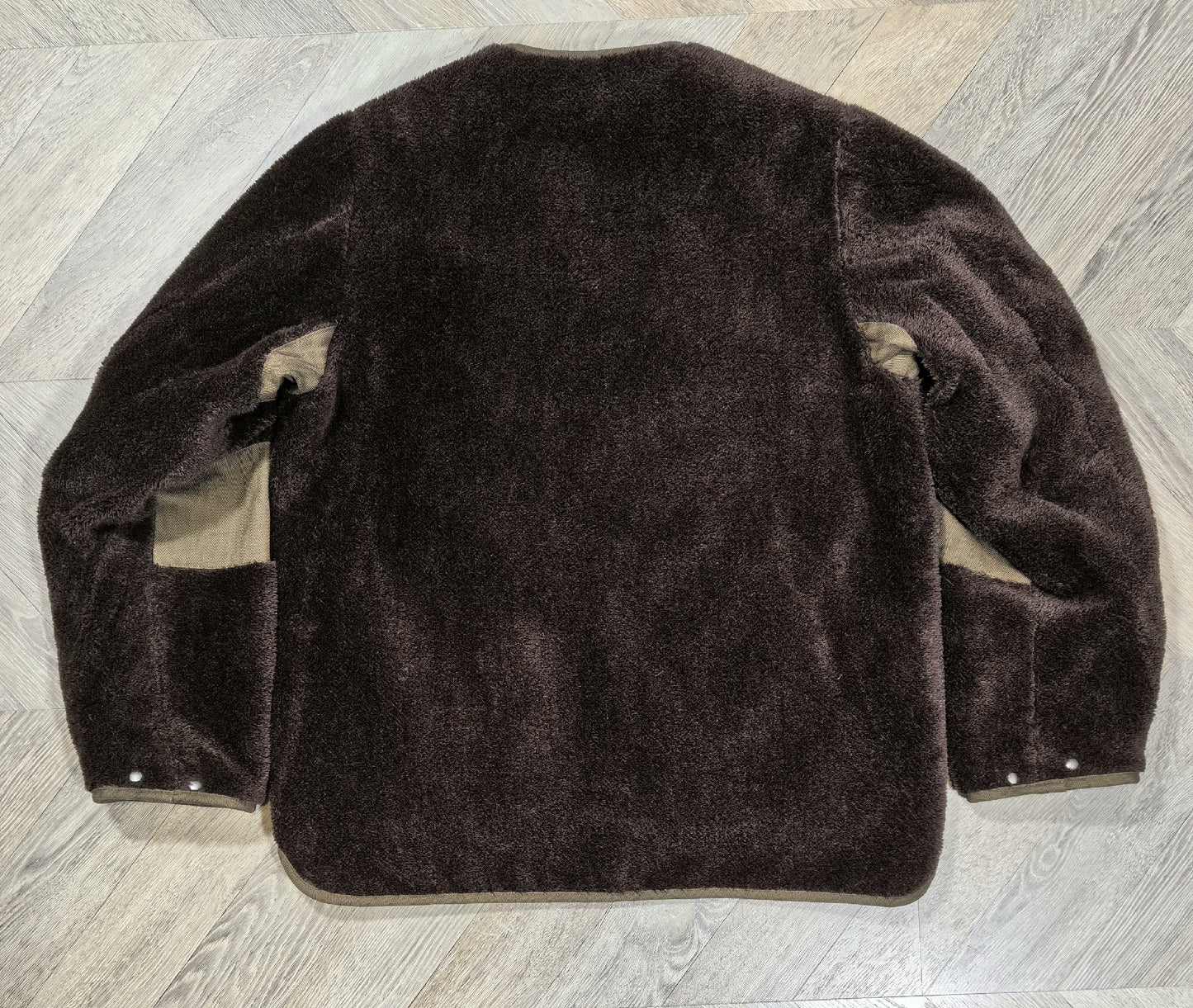 visvim contrary dept liner jacket in olive