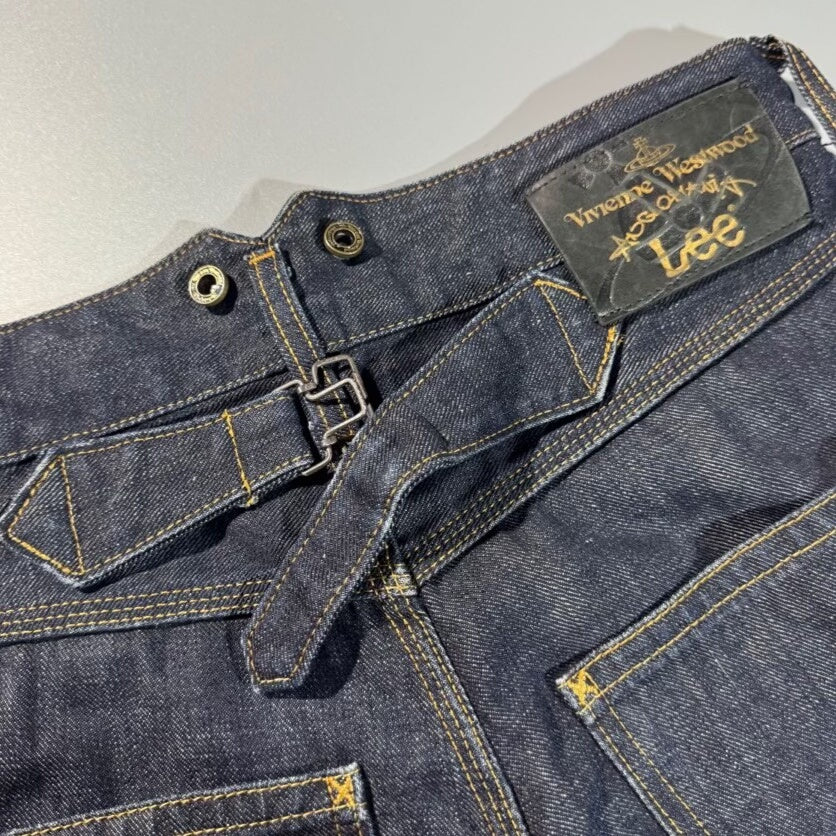 Vivienne Westwood x Lee Raw Curved Jeans
