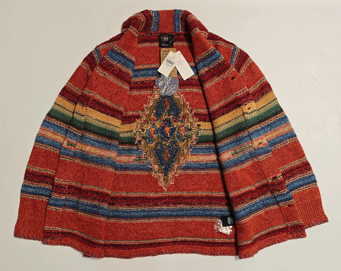 Ralph Lauren RRL Hand-Knitted Cardigan Sweater