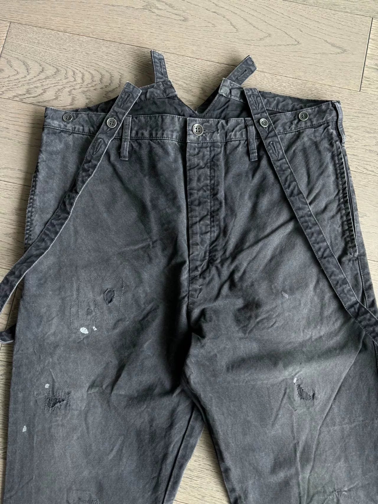 visvim TRAVAILLER BRACES PANTS DMGD