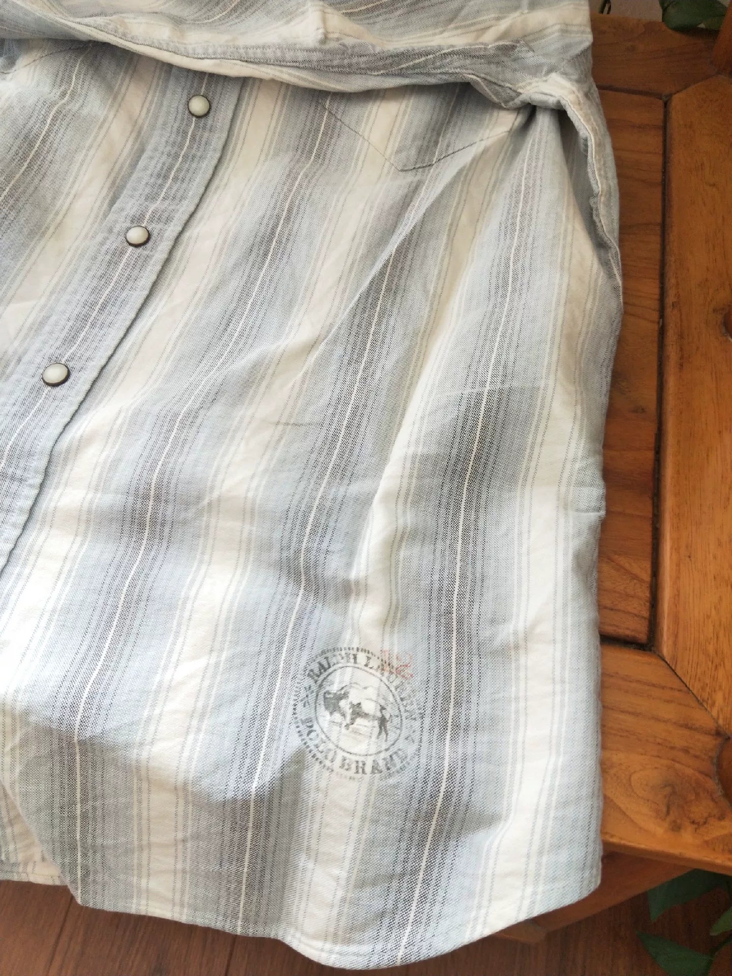 RRL Vintage Western Striped Shirt