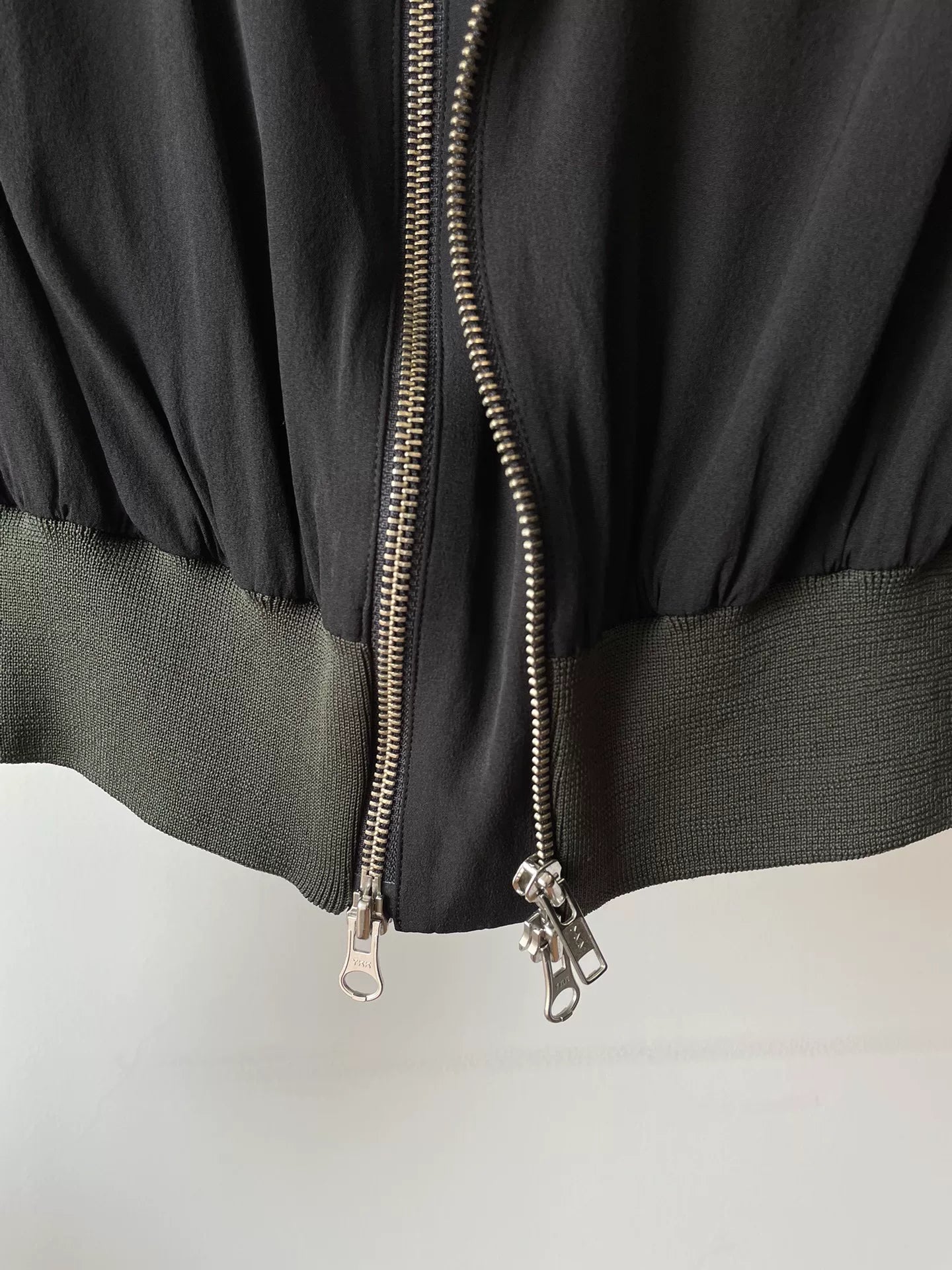 Yohji Yamamoto 02SS Double Zip Silk Jacket