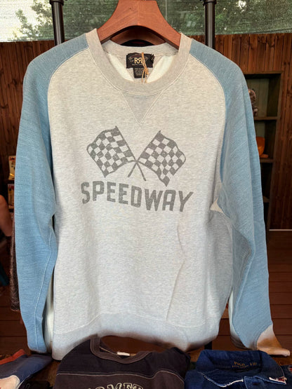 RRL Speedway Racing Flag Sweatshirt