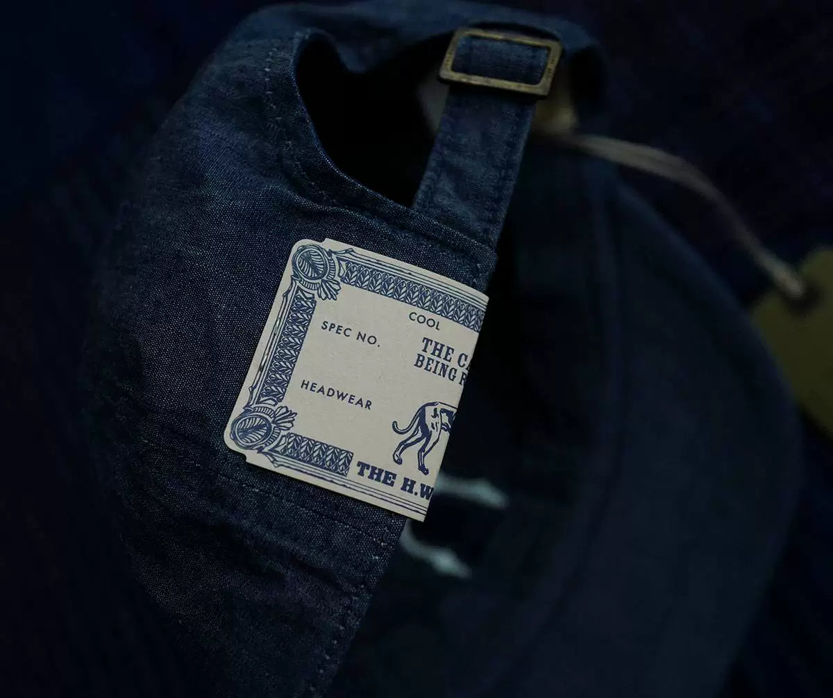 h.w.dog & co wash denim union cap