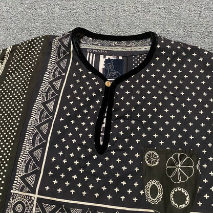 VISVIM 19SS ICT Black White Pattern Shirt