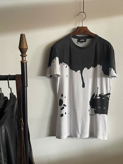 jean paul gaultier paint splatter t-shirt