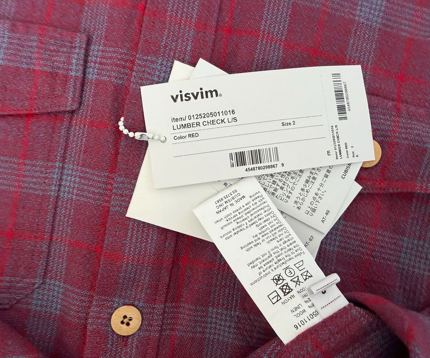 VISVIM Lumber Check L/S Shirt 25AW