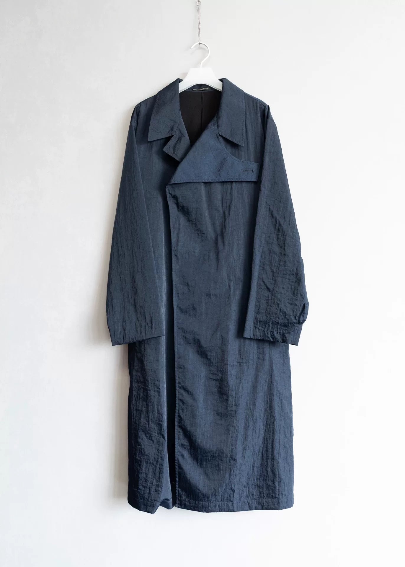 Yohji Yamamoto Nylon Drape Coat