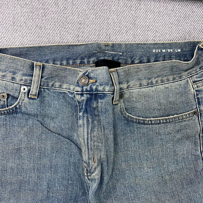Saint Laurent 15FW Slash Distressed Jeans